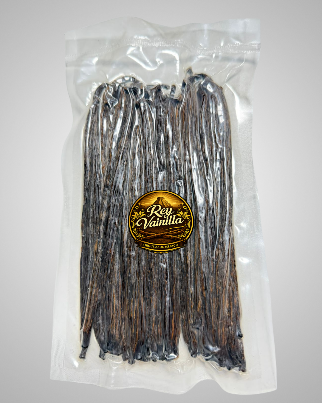 Frasco de extracto de vainilla Rey Vainilla premium
